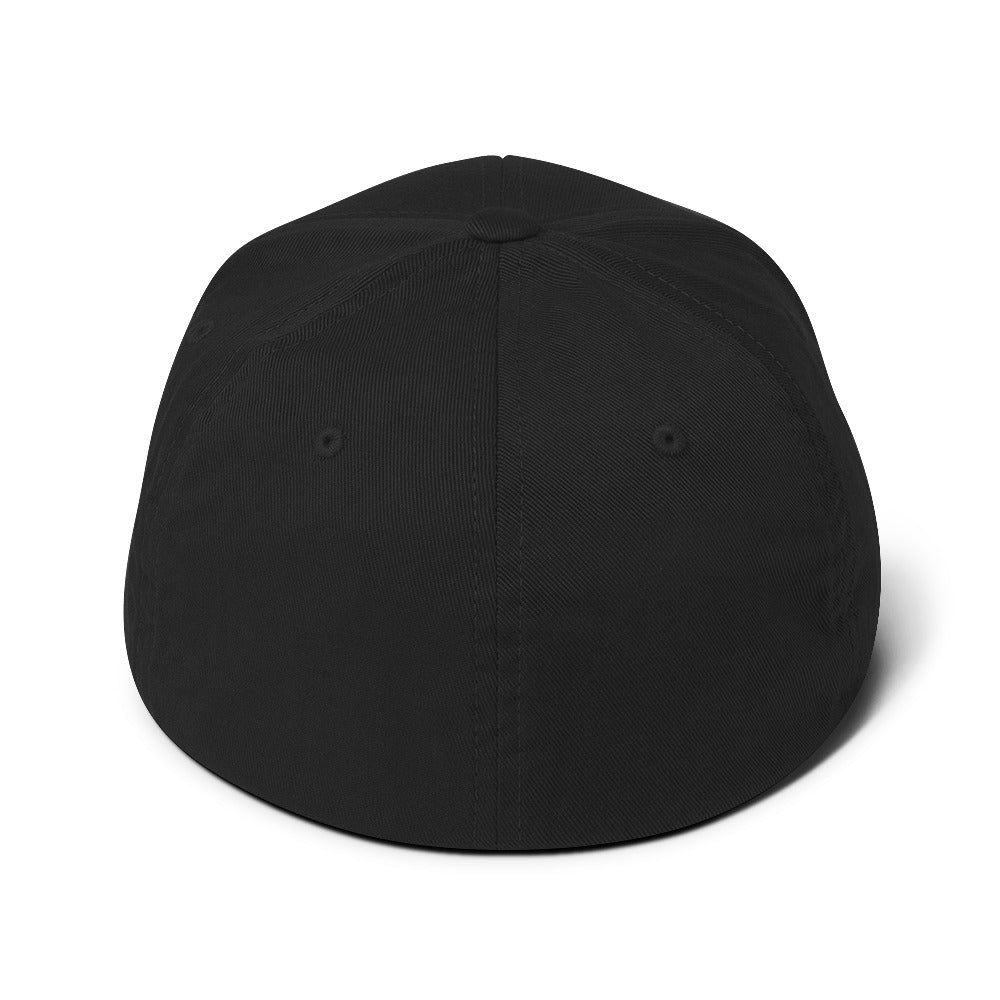 Back view of black Sonoran Roast Structured Twill Cap