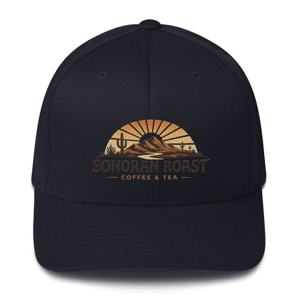 Front view of dark navy Sonoran Roast Structured Twill Cap