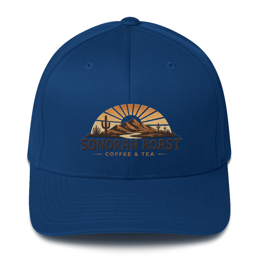Front view of royal blue Sonoran Roast Structured Twill Cap