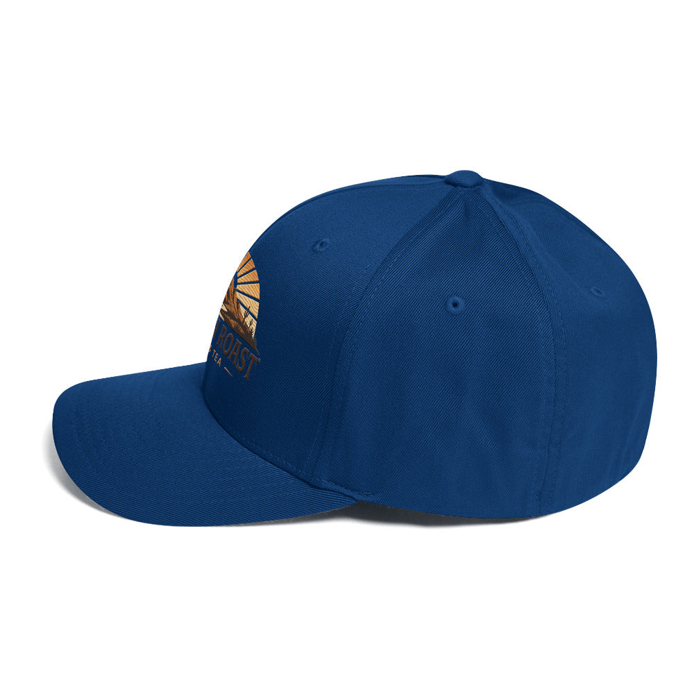 Left side view of royal blue Sonoran Roast Structured Twill Cap