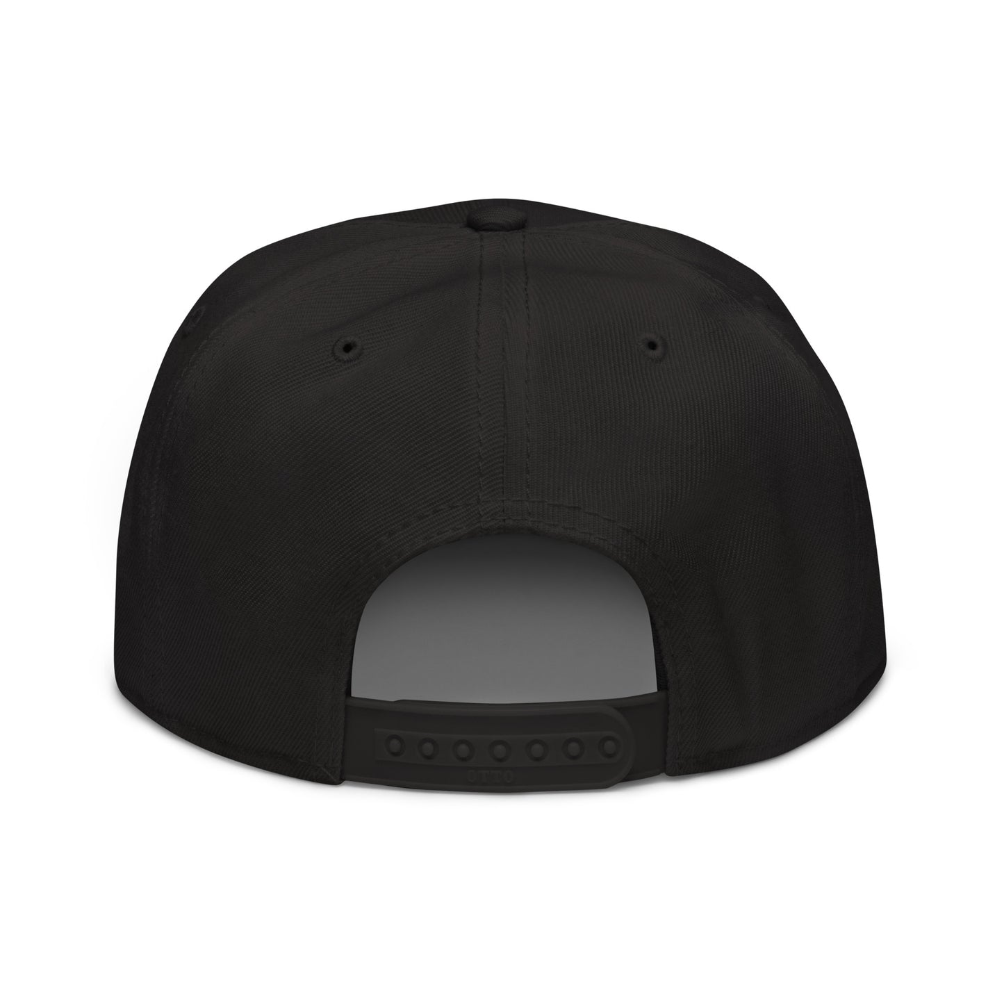 Back view of black Sonoran Roast Snapback Hat