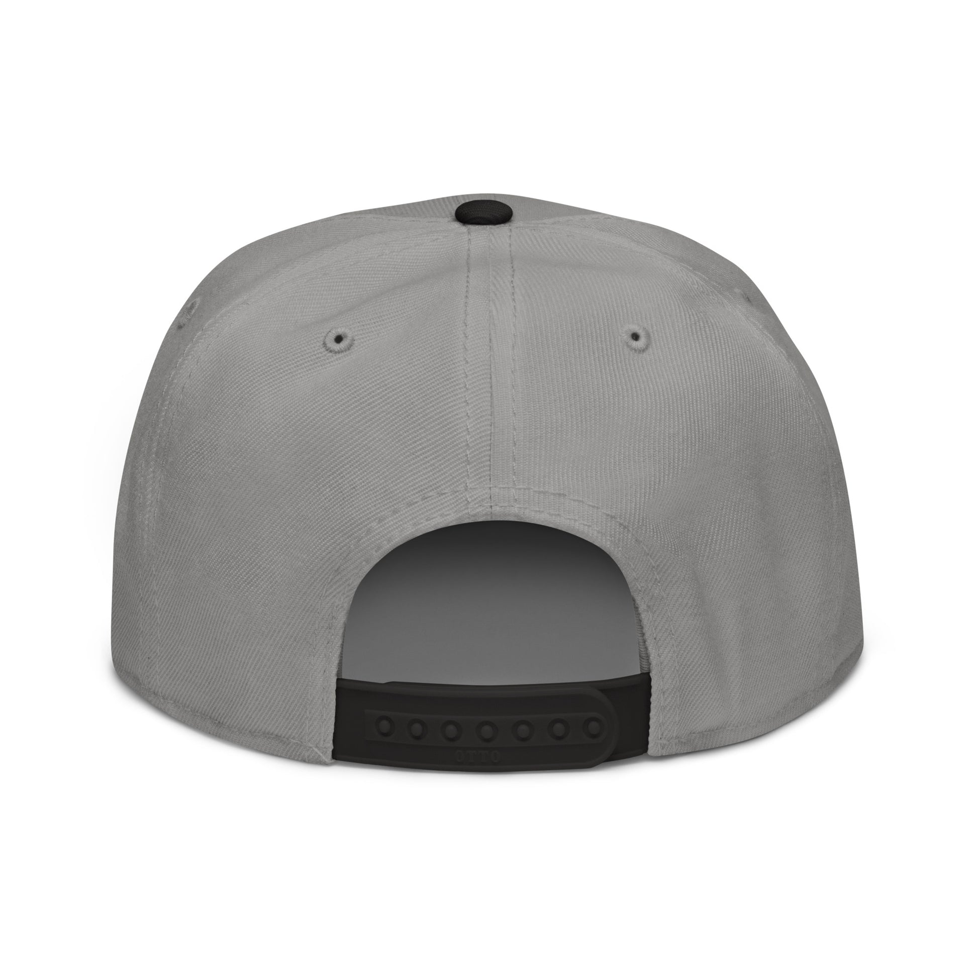 Back view of black and gray Sonoran Roast Snapback Hat